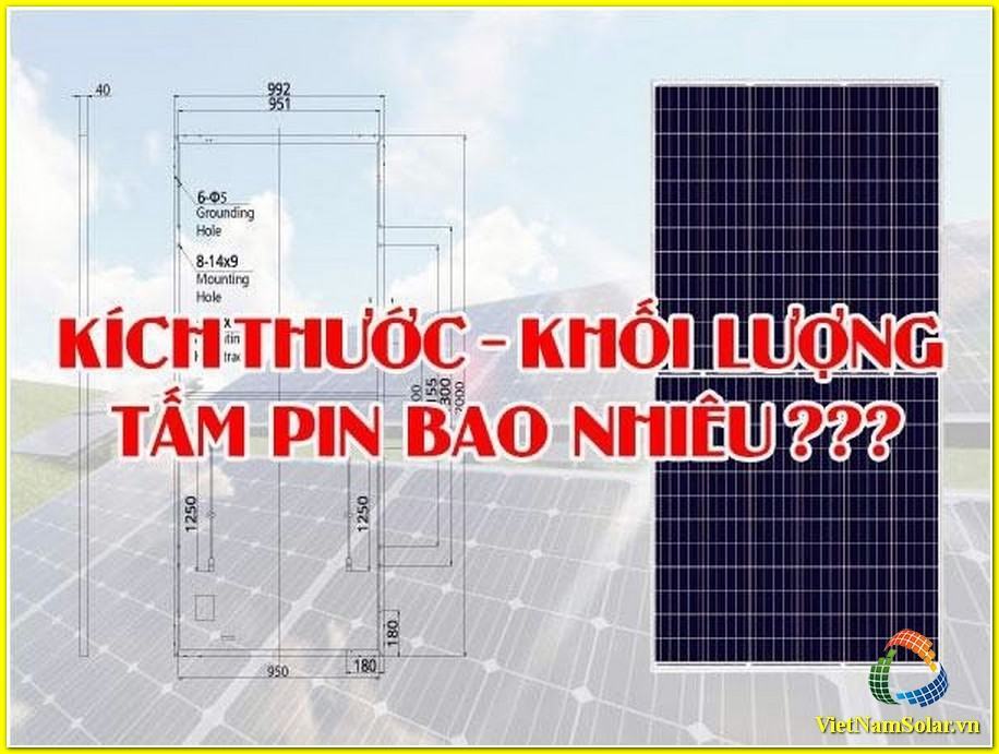 Kích thước tấm pin