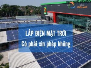 Lap dien mat troi co phai xin phep khong