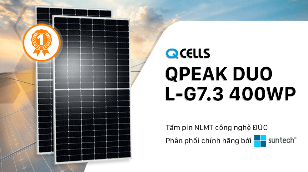 Tấm pin mặt trời 400w QCells