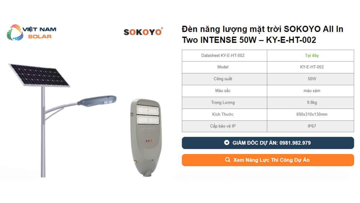 Den nang luong mat troi SOKOYO All In Two INTENSE 50W – KY E HT 002