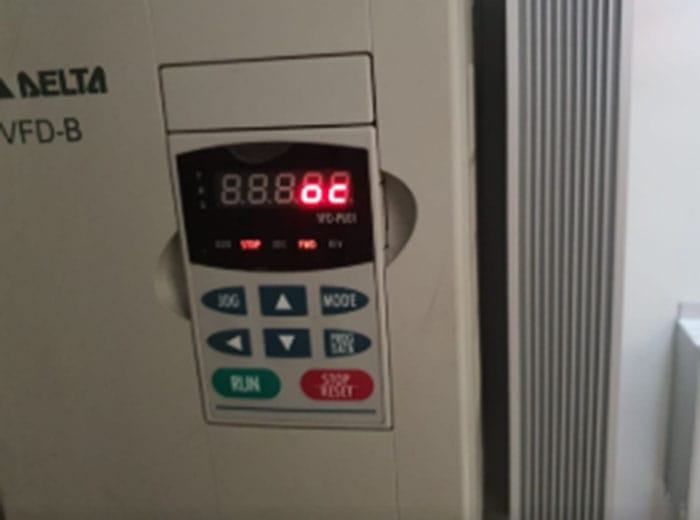 Các sự cố thường gặp với biến tần