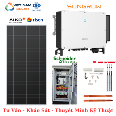 Combo Dành Cho Doanh Nghiệp Hệ 200KWP - Tiết Kiệm 75 triệu tiền điện