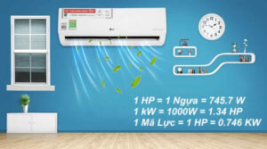 1 HP ma ngua bang bao nhieu kW W KVA
