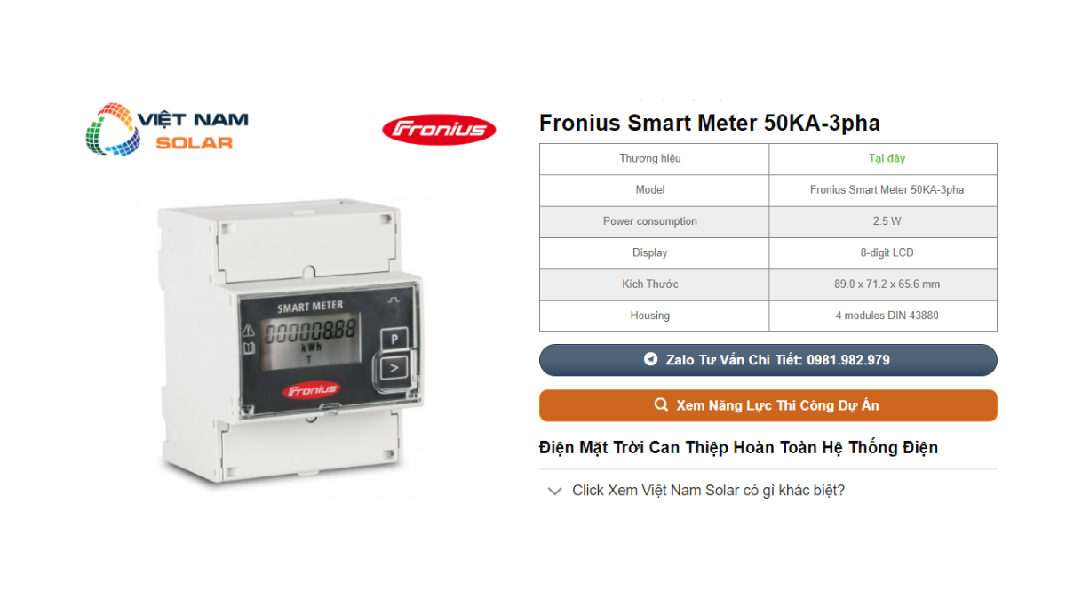 Fronius Smart Meter 50KA 3pha B
