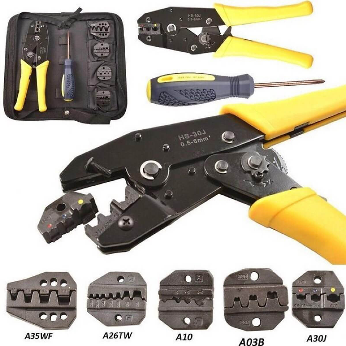 Kềm bấm cos MC4 chuyên dụng cho lắp đặt điện mặt trời 3 Kềm bấm cos MC4 có thể sử dụng cho loại cáp nào?