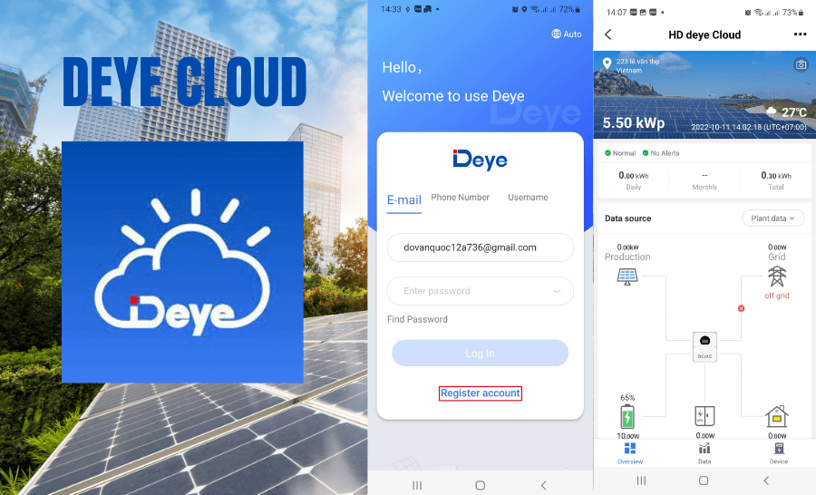 Hướng dẫn cài Wifi Inverter DEYE theo dõi biến tần qua DEYECLOUD 7 Không thể tìm thấy địa chỉ IP của Inverter DEYE cần làm gì?