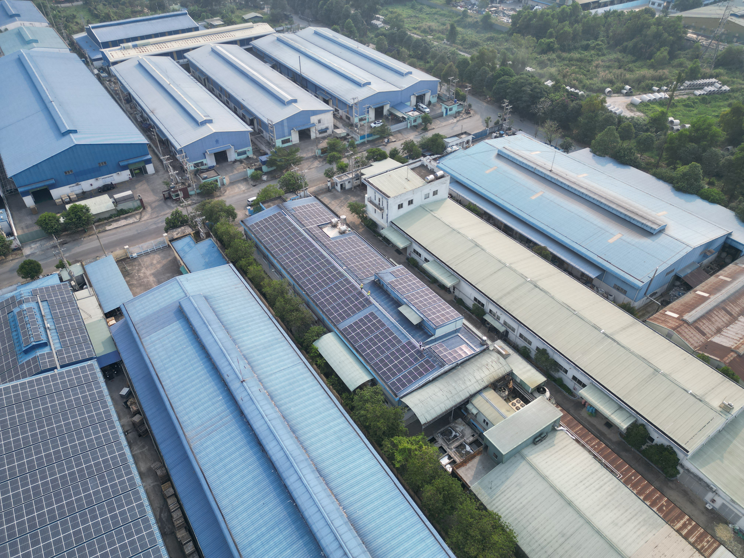 Hệ Thống Điện Mặt Trời Nhà Xưởng Công Suất 158kWp Tại Long An