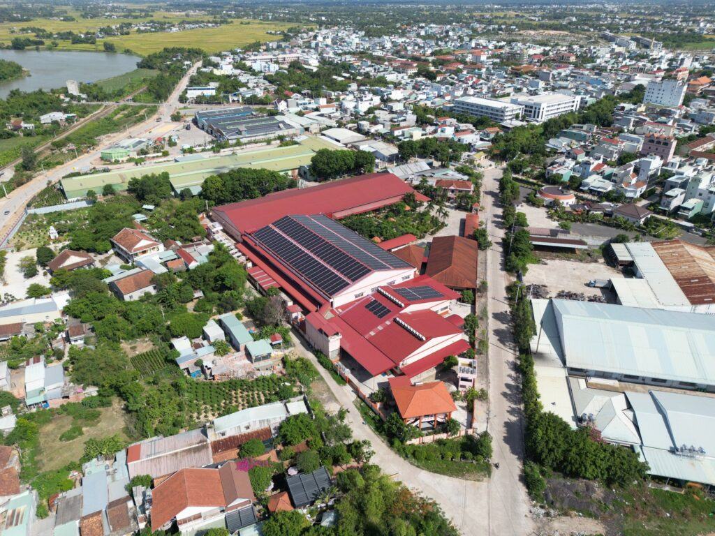 Hệ Thống Điện Mặt Trời Nhà Xưởng Công Suất 500kWp Tại Bình Định