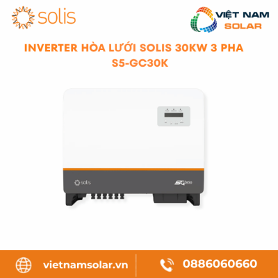 S5-GC30K - Inverter Hòa Lưới Solis 30KW 3 Pha