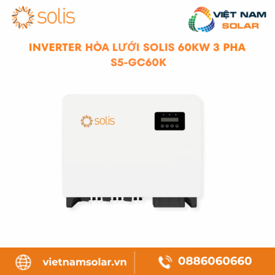 S5-GC60K - Inverter Hòa Lưới Solis 60KW 3 Pha