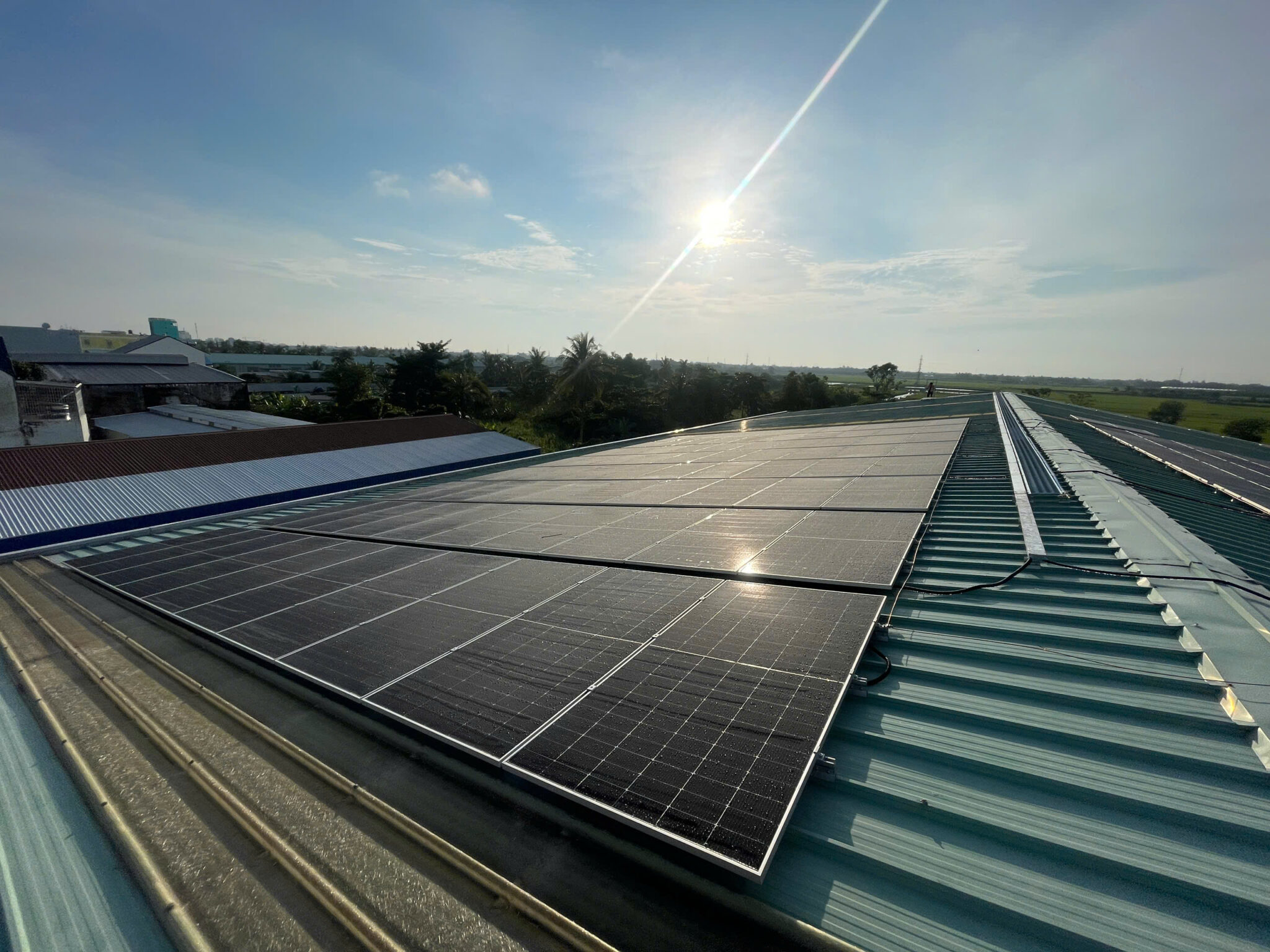Hệ Thống Điện Mặt Trời Showroom Ô Tô Công Suất 100kWp Tại Cà Mau