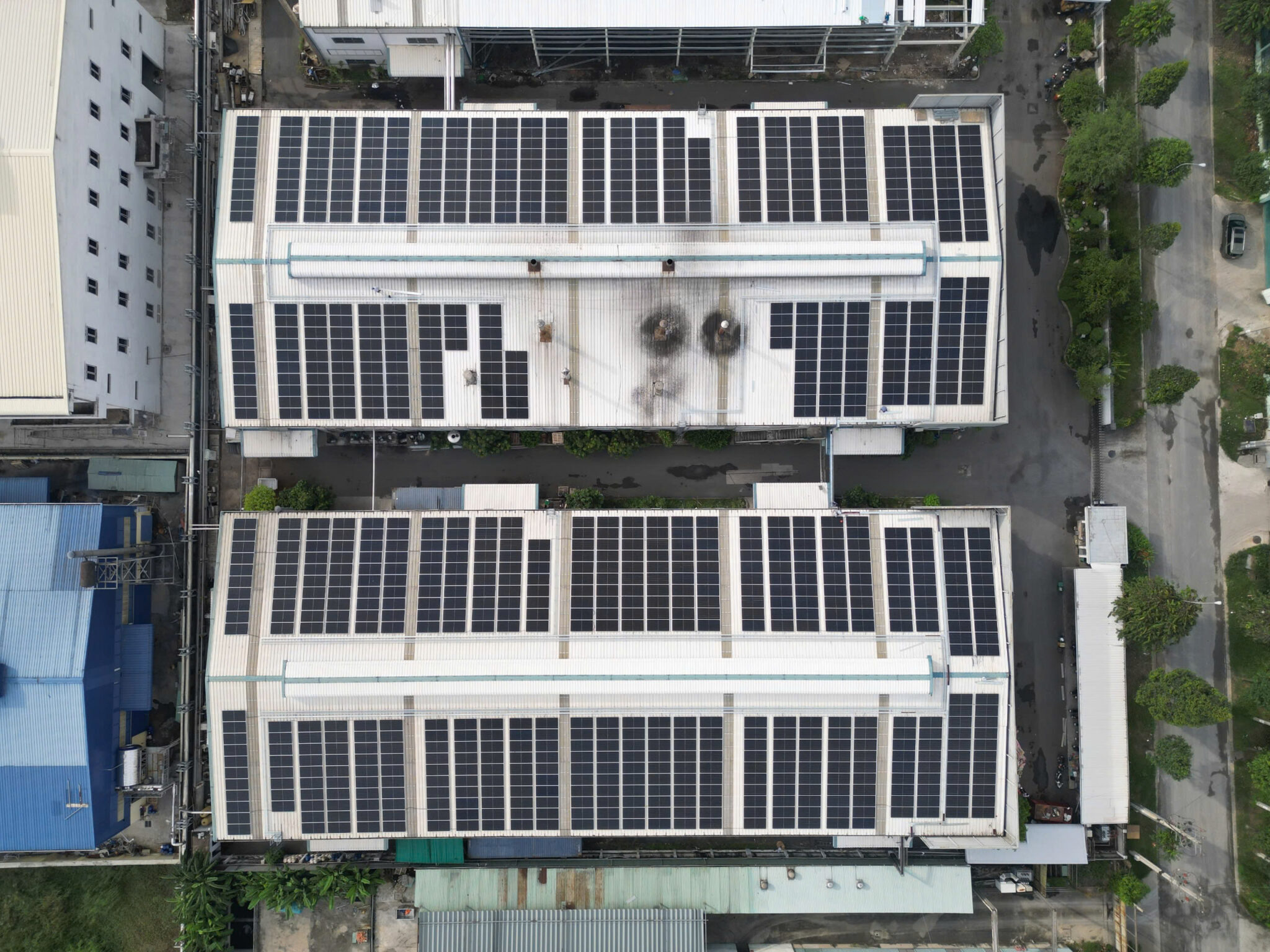Hệ Thống Điện Mặt Trời Nhà Xưởng Công Suất 540kWp Tại Tp.HCM