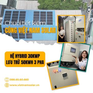 viet nam solar dien mat troi binh duong Hybrid 272kWp luu tru 50kWh