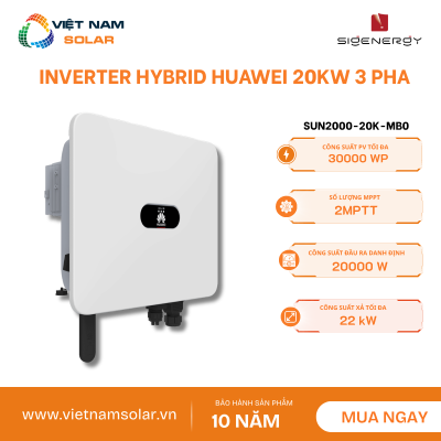 SUN2000-20K-MB0 - Inverter Hybrid Huawei 20kW 3 Pha