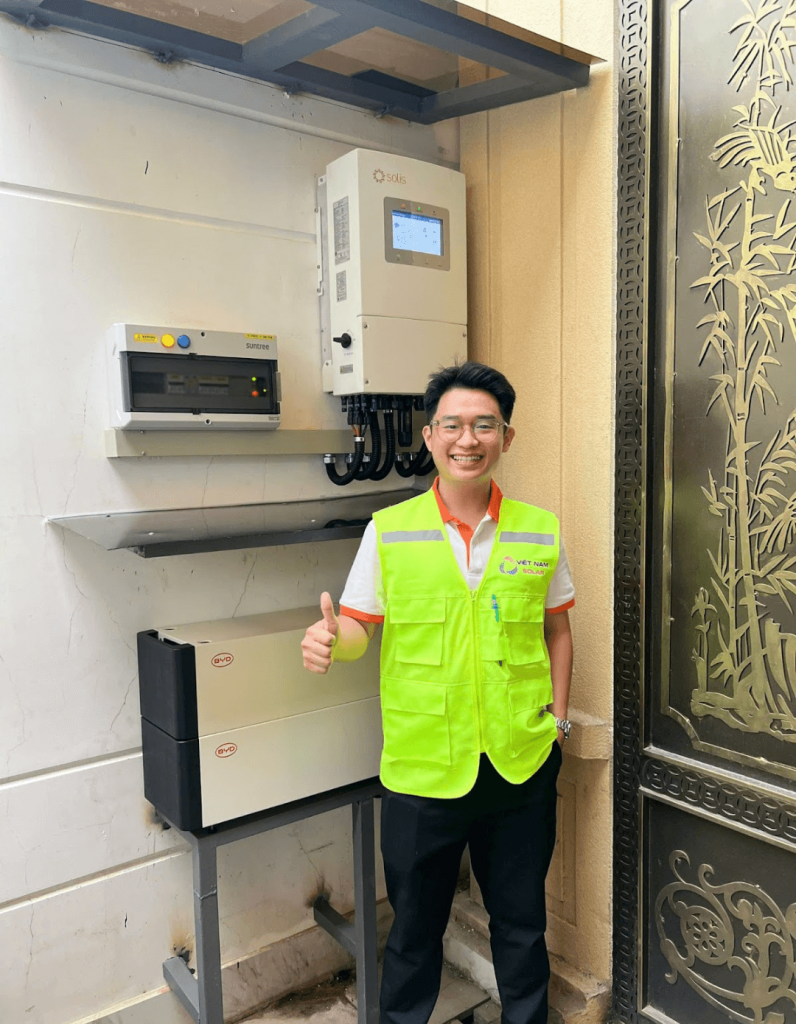 Giảm 5-6 Triệu Nhờ Hệ Thống Điện Mặt Trời 15kWp Lưu Trữ 10kWh