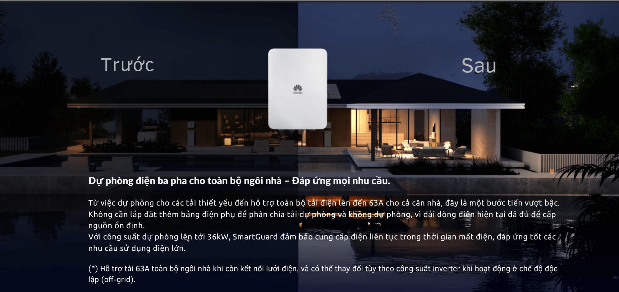 SmartGuard-63A-T0 Tủ Điện Huawei 3 pha Chuyển Nguồn 3 viet nam solar dien mat troi dan dung 2