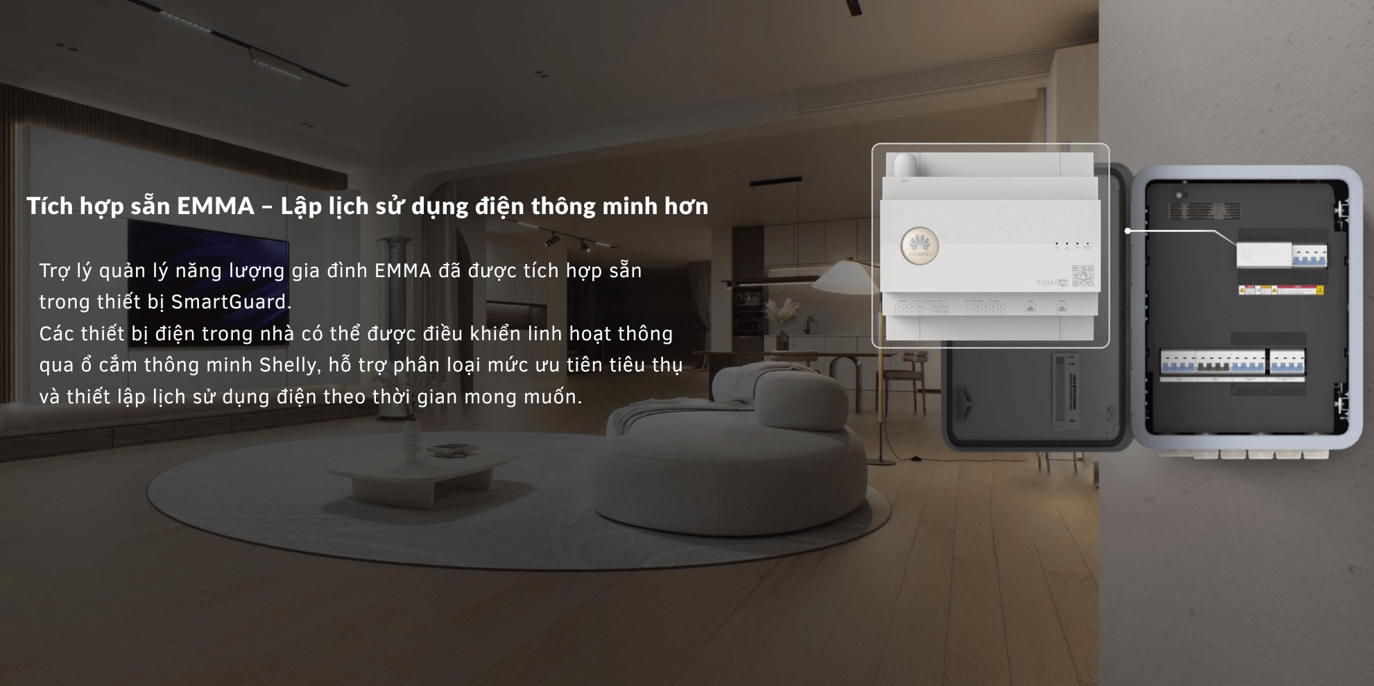SmartGuard-63A-T0 Tủ Điện Huawei 3 pha Chuyển Nguồn 8 viet nam solar dien mat troi dan dung
