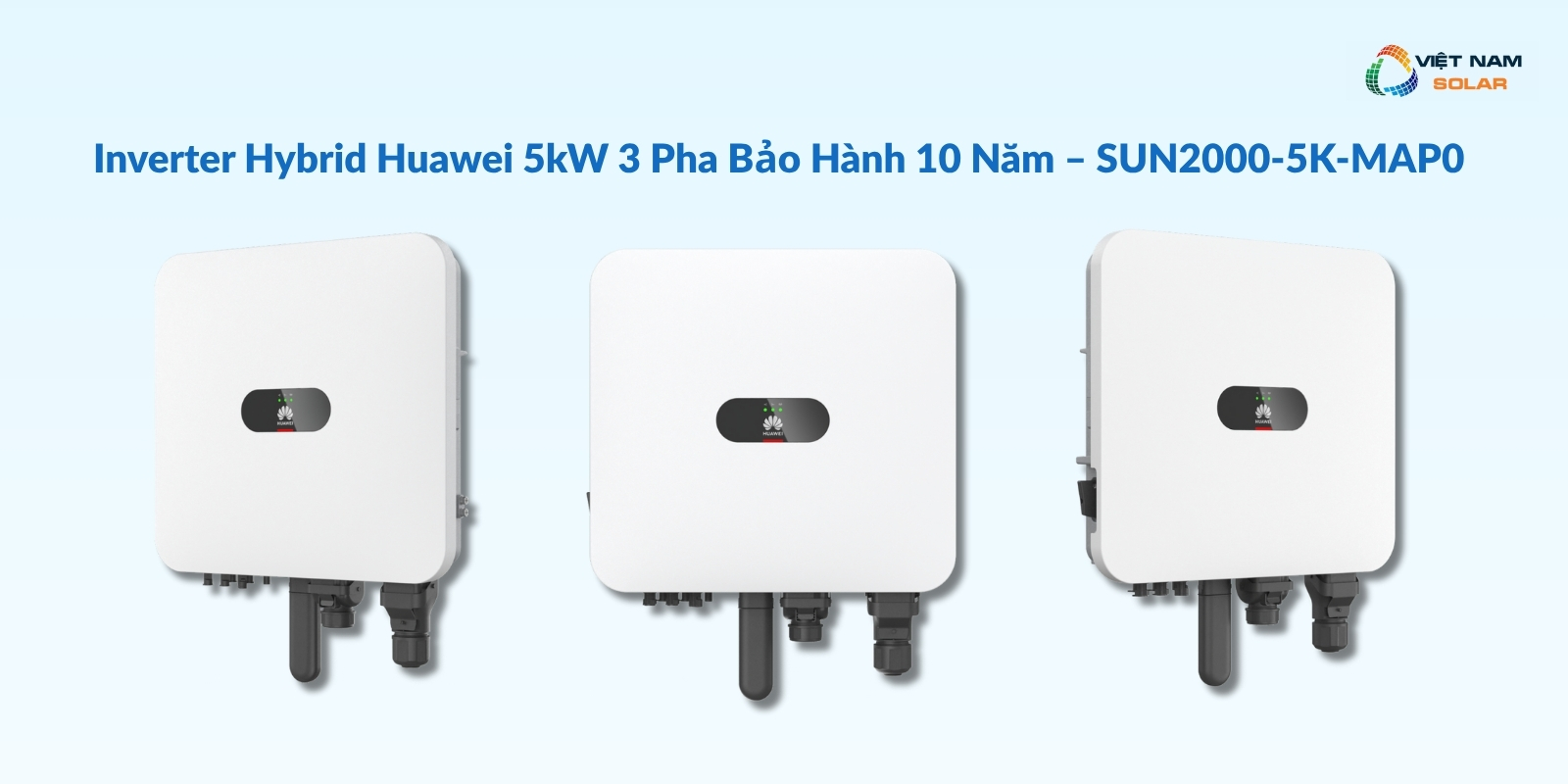 inverter hybrid huawei 5kw 3 pha bao hanh 10 nam sun2000 5k map0 5
