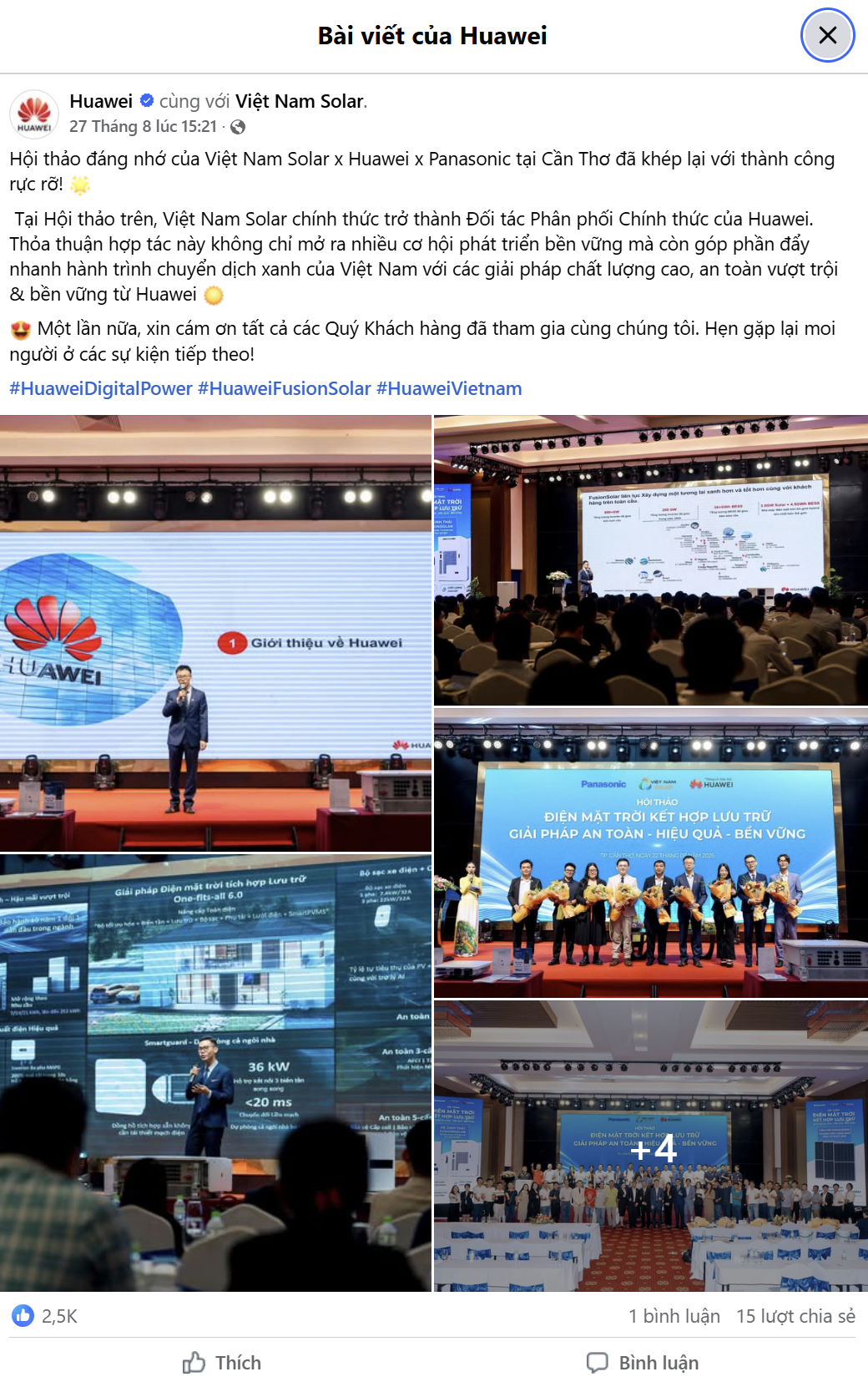 viet nam solar tr thanh doi tac phan phoi chinh thuc huawei