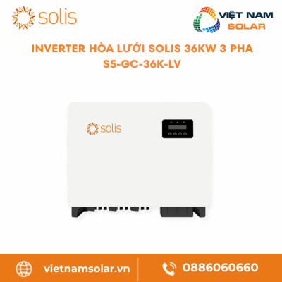 S5-GC36K-LV - Inverter Hòa Lưới Solis 36KW 3 Pha