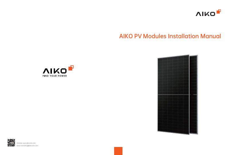 Manual Huong Dan Lap Dat Tam Pin Nang Luong Mat Troi AIKO Solar