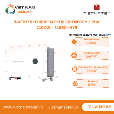 Sigen PV 110M1-HYB - Inverter Hybrid Sigenergy 110 kW 3 Pha