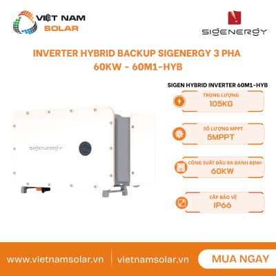 Sigen PV 60M1-HYB - Inverter Hybrid Sigenergy 60 kW 3 Pha