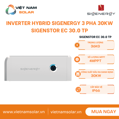 SigenStor EC 30.0 TP - Inverter Hybrid Sigenergy 30 kW 3 Pha