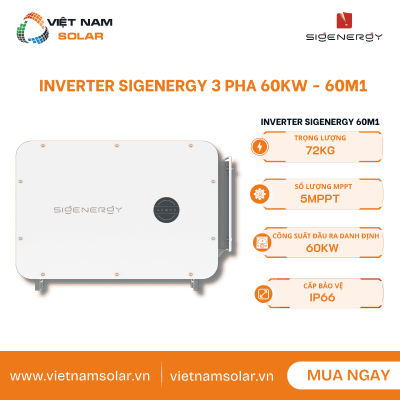 Sigen PV 60M1 - Inverter Hòa Lưới Sigenergy 60 kW 3 Pha