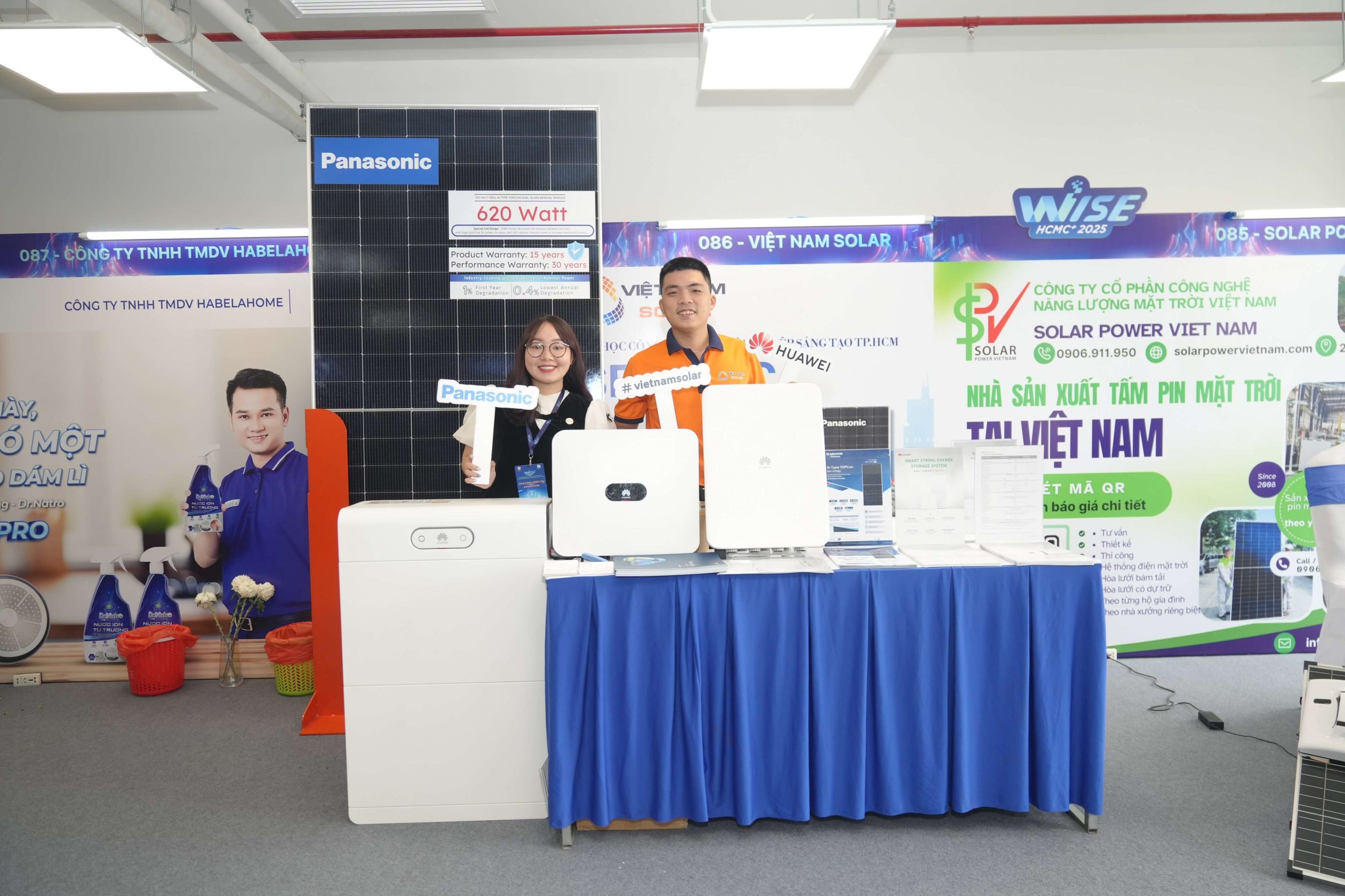 viet nam solar dien mat troi su kien wise hcmc 2025 panasonic huawei 2 scaled