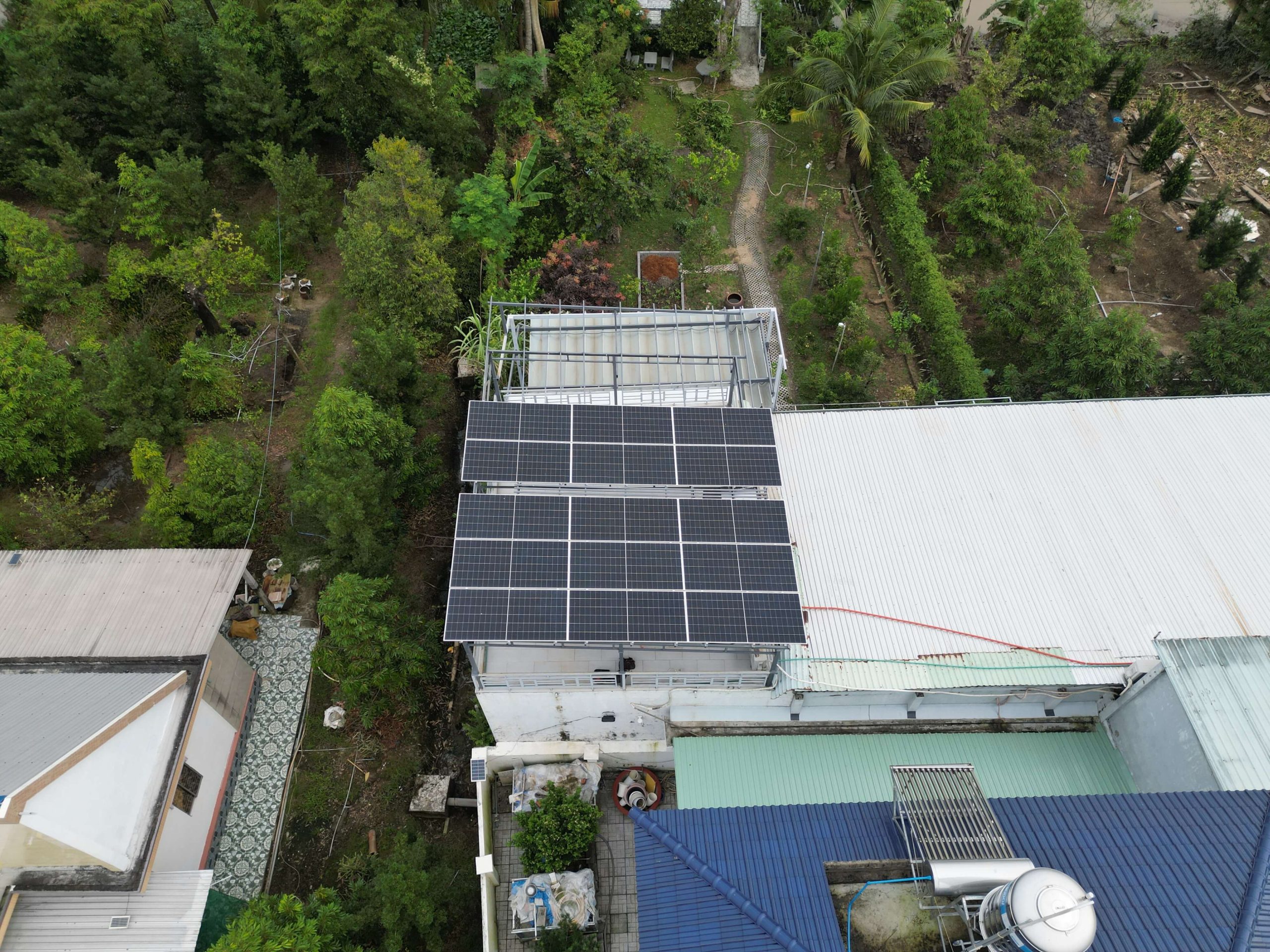 Chi Phí Lắp Điện Mặt Trời 9kWp Có Lưu Trữ BYD 10kWh - Tấm Pin Panasonic 620Wp Tại Tiền Giang