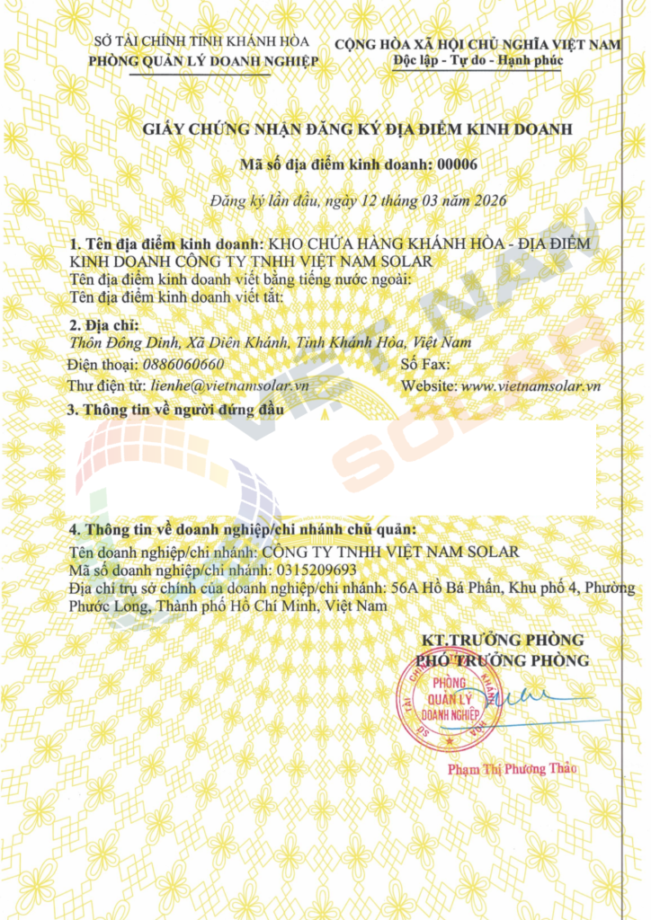 gp ddkd viet nam solar