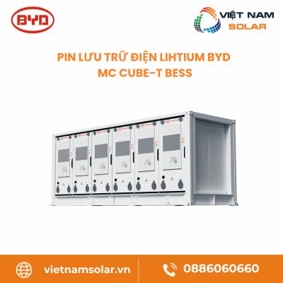 MC Cube-T BESS – Pin Lưu Trữ Điện Lithium BYD 5010KWH - 6437KWH