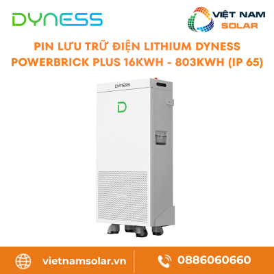 PowerBrick Plus - Pin lưu trữ điện Lithium Dyness PowerBrick Plus 16kWh - 803kWh (IP 65)