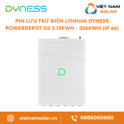 PowerDepot G2 - Pin Lưu Trữ Điện Lithium Dyness PowerDepot G2  5.12kWh - 256kWh (IP 66)