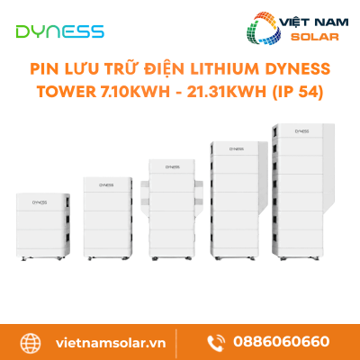 Tower - Pin Lưu Trữ Điện Lithium Dyness Tower 7.10kWh - 21.31kWh (IP 54)