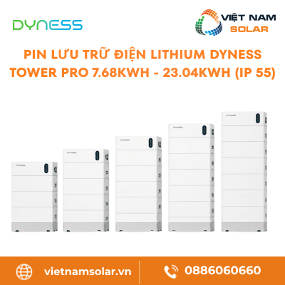Tower Pro - Pin Lưu Trữ Điện Lithium Dyness Tower Pro 7.68kWh - 23.04kWh (IP 55)